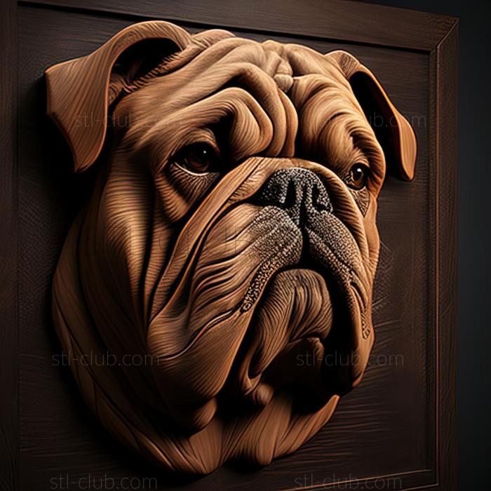 st Old English Bulldog newly created dog